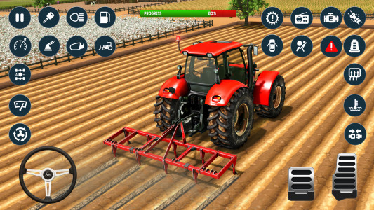 اسکرین شات برنامه Farming Games - Tractor Game 5
