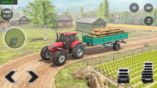 اسکرین شات 1 برنامه Farming Games - Tractor Game