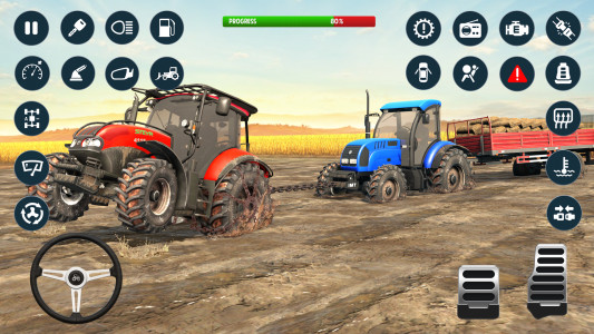 اسکرین شات برنامه Farming Games - Tractor Game 3