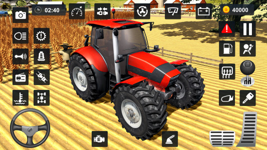 اسکرین شات برنامه Farming Games - Tractor Game 1
