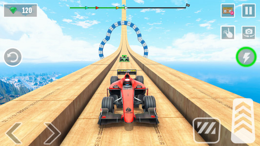 اسکرین شات برنامه Formula Car Stunt - Car Games 1