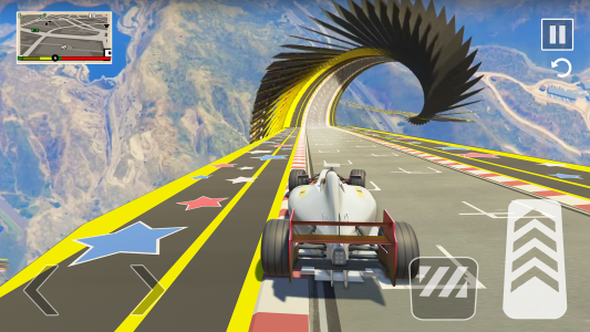 اسکرین شات برنامه Formula Car Stunt - Car Games 4
