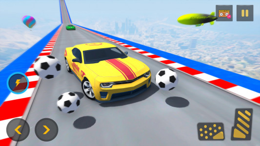 اسکرین شات برنامه Ramp Car Stunts - Car Games 4