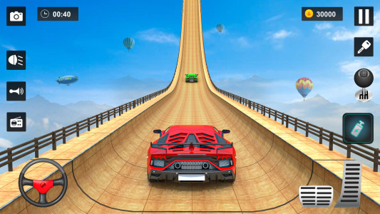 اسکرین شات برنامه Ramp Car Stunts - Car Games 1