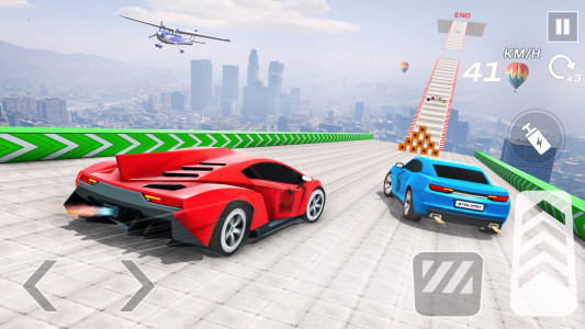 اسکرین شات 1 برنامه Car Games 3D - GT Car Stunts