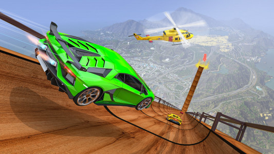 اسکرین شات برنامه GT Car Stunts - Ramp Car Games 2