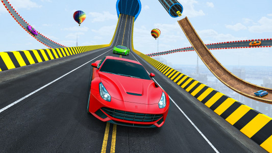 اسکرین شات برنامه GT Car Stunts - Ramp Car Games 4