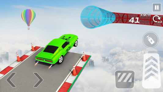 اسکرین شات برنامه Car Games 3D - GT Car Stunts 3
