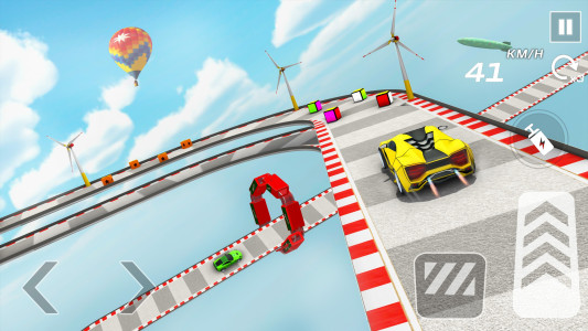 اسکرین شات 2 برنامه Car Games 3D - GT Car Stunts