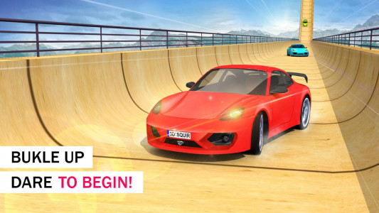 اسکرین شات برنامه Ramp Car Racing - Car Games 1