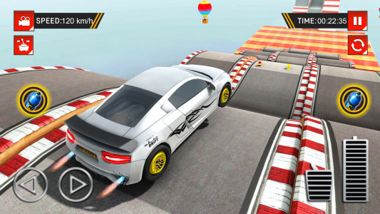 اسکرین شات برنامه Car Stunt Racing - Car Games 2