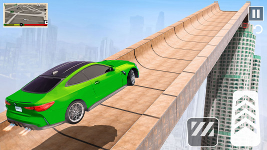 اسکرین شات برنامه Car Stunt Racing - Car Games 4