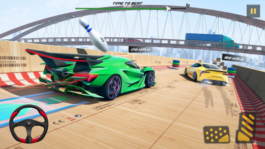 اسکرین شات برنامه Car Stunt Racing - Car Games 3