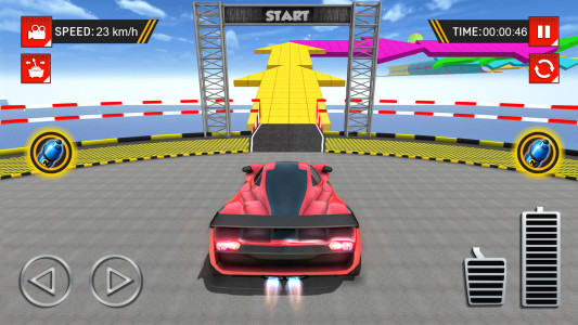 اسکرین شات برنامه Car Stunt Racing - Car Games 3
