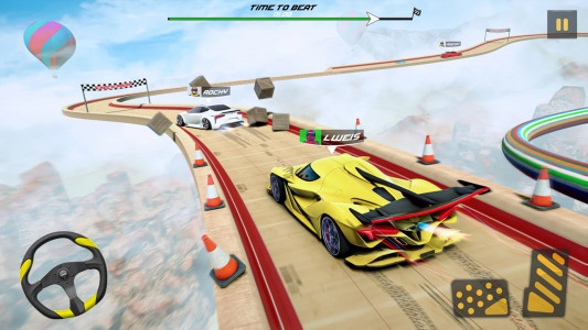 اسکرین شات برنامه Car Stunt Racing - Car Games 4