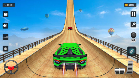اسکرین شات برنامه Car Stunt Racing - Car Games 1