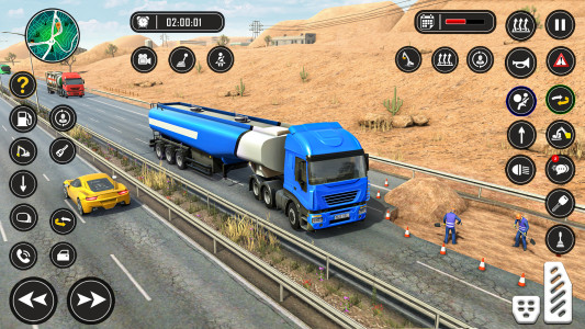 اسکرین شات 1 برنامه Truck Simulator - Truck Games