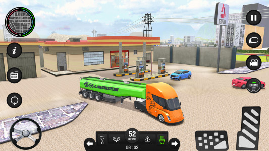 اسکرین شات برنامه Truck Simulator - Truck Games 3