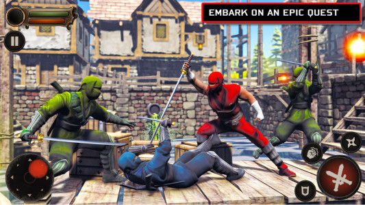 اسکرین شات برنامه Ninja Assassin SuperHero - Gangster Fighting Games 5