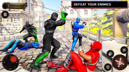اسکرین شات برنامه Ninja Assassin SuperHero - Gangster Fighting Games 1