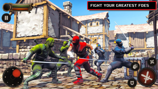 اسکرین شات برنامه Ninja Assassin SuperHero - Gangster Fighting Games 4