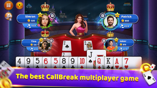 اسکرین شات 1 بازی Callbreak King™ - Spade Game