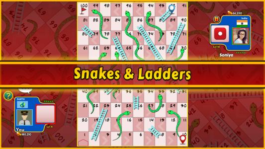 اسکرین شات 3 بازی Snakes and Ladders King