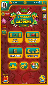 اسکرین شات 8 بازی Snakes and Ladders King