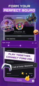 اسکرین شات 5 برنامه GameTree: LFG & Gamer Friends