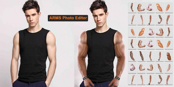 اسکرین شات برنامه Biceps Photo Editor : Strong Arms & Muscle Editor 1