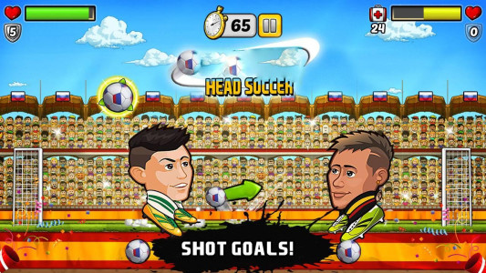 اسکرین شات بازی Head Football League: Head Soccer, Head Ball Game 2
