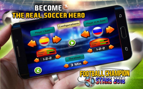 اسکرین شات بازی Finger Soccer : Soccer Championship 3