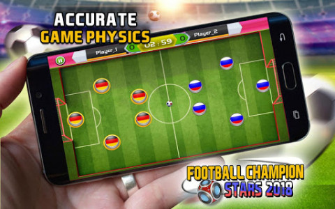 اسکرین شات بازی Finger Soccer : Soccer Championship 2