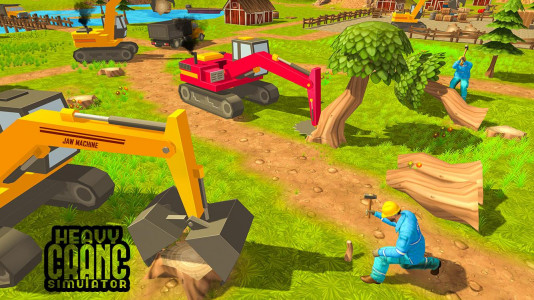 اسکرین شات بازی Heavy Excavator Crane Builder 2