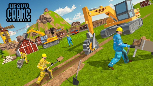 اسکرین شات بازی Heavy Excavator Crane Builder 1