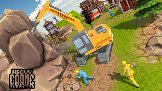 اسکرین شات بازی Heavy Excavator Crane Builder 5