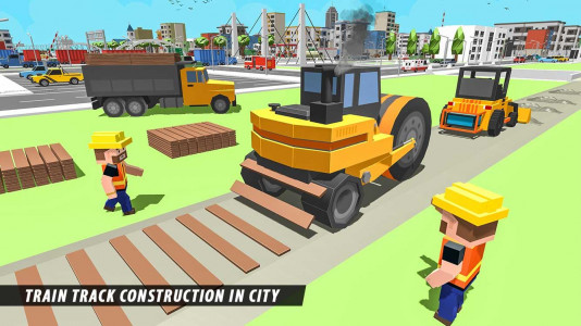 اسکرین شات بازی Train Rail Road Construction 2