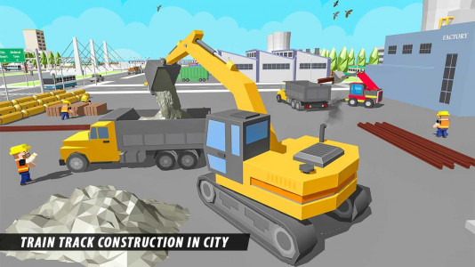 اسکرین شات بازی Train Rail Road Construction 4