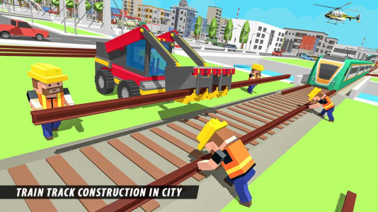 اسکرین شات بازی Train Rail Road Construction 3