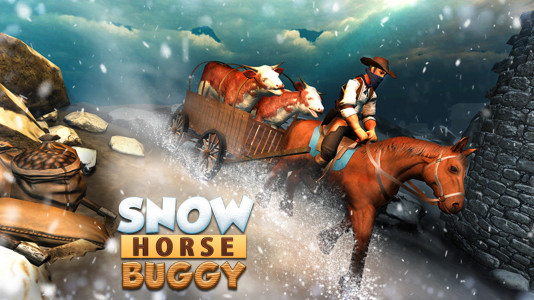 اسکرین شات بازی Snow Taxi Horse Transport Sim 5