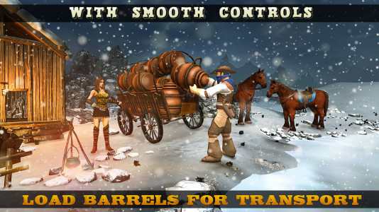 اسکرین شات بازی Snow Taxi Horse Transport Sim 2