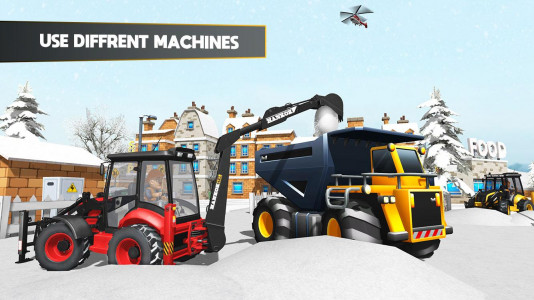 اسکرین شات بازی 3D tractor Excavator Snow Plow 2