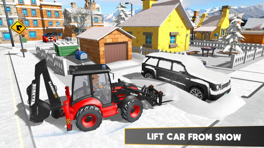 اسکرین شات بازی 3D tractor Excavator Snow Plow 4