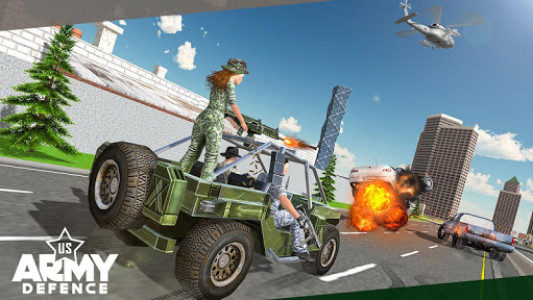 اسکرین شات بازی US Army Base Defense – Military Attack Game 2020 1