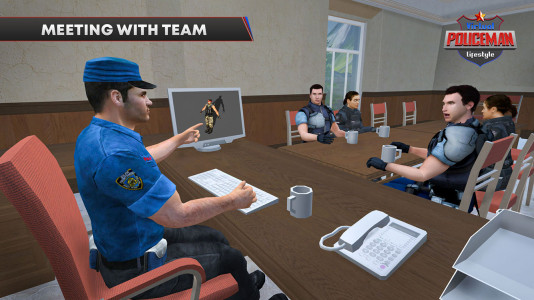 اسکرین شات بازی Virtual Police Officer Life 3D 1