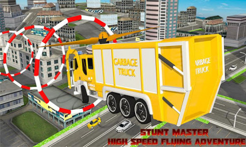اسکرین شات بازی City Garbage Truck Flying Robot-Trash Truck Robot 3