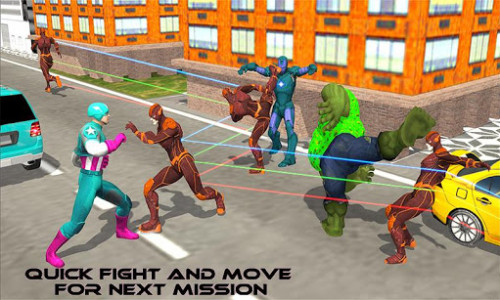 اسکرین شات برنامه Super Speed Games: Flash Lightning Speed Superhero 3