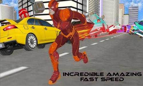 اسکرین شات برنامه Super Speed Games: Flash Lightning Speed Superhero 1