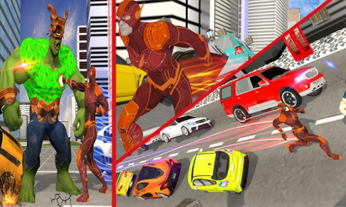 اسکرین شات برنامه Super Speed Games: Flash Lightning Speed Superhero 4