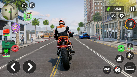 اسکرین شات بازی Highway Bike Riding Simulator 5